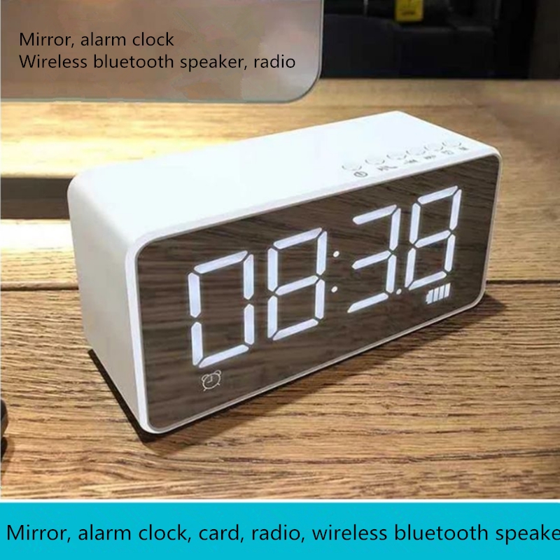 bluetooth speaker radio alarm clock