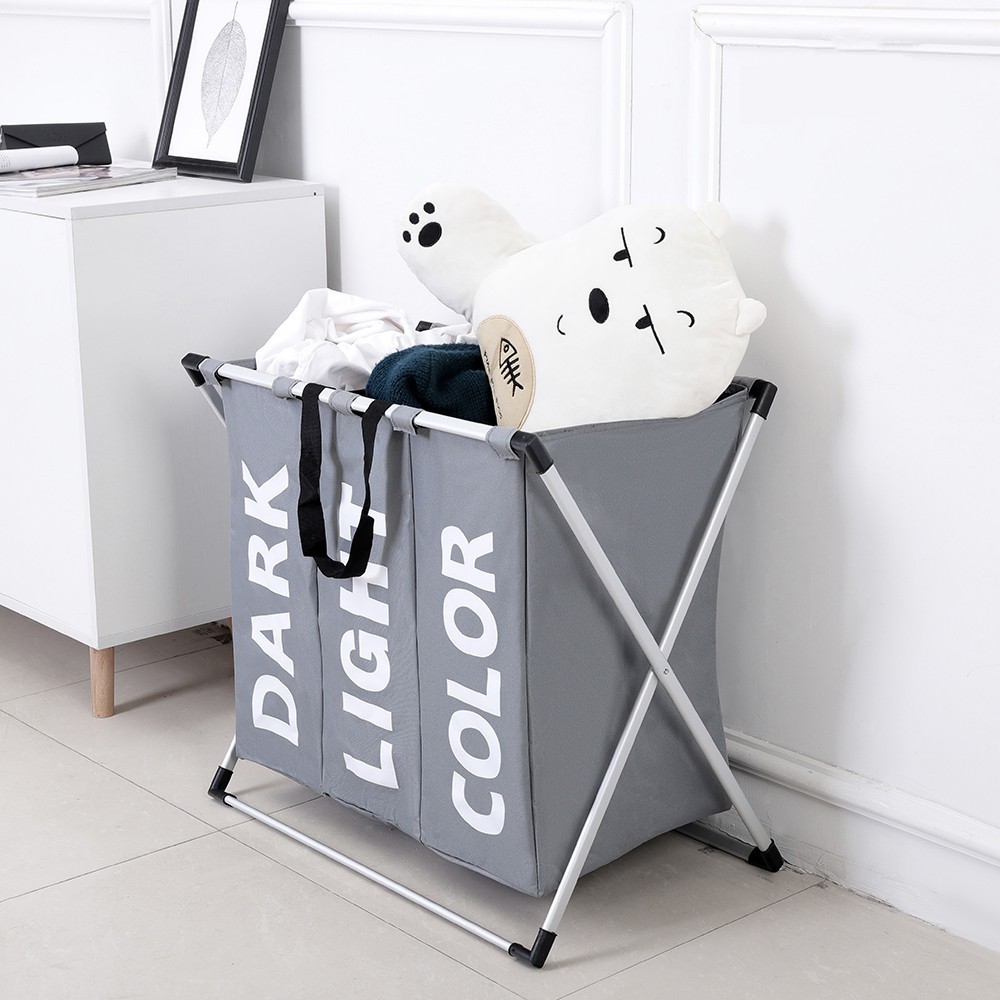 laundry sorter hamper with lid