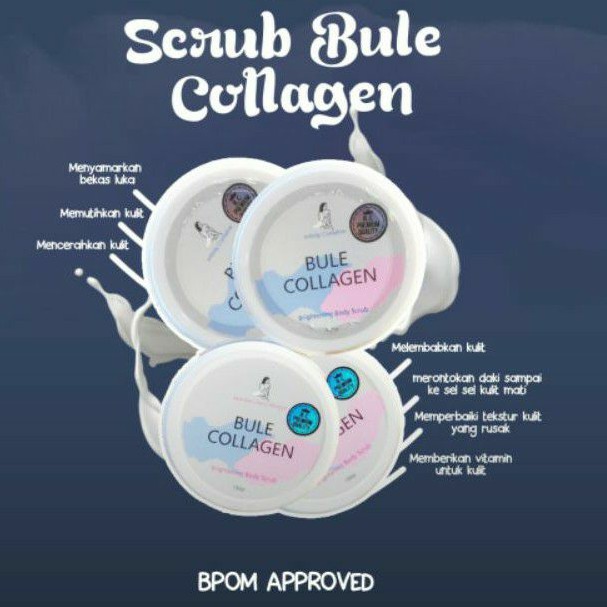 blue collagen body scrub