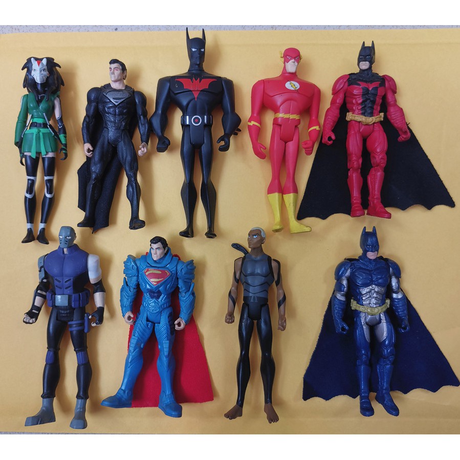 Marvel DC Hero Action Figures '' Batman Flash Superman toys collections  Used model | Shopee Malaysia