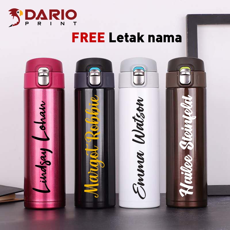 304 Thermos Flask 500ml FREE Letak Nama | Shopee Malaysia