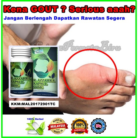 UBAT GOUT DAN PENAWAR SAKIT SENDI RHIZOPLUS AZZAHRA 