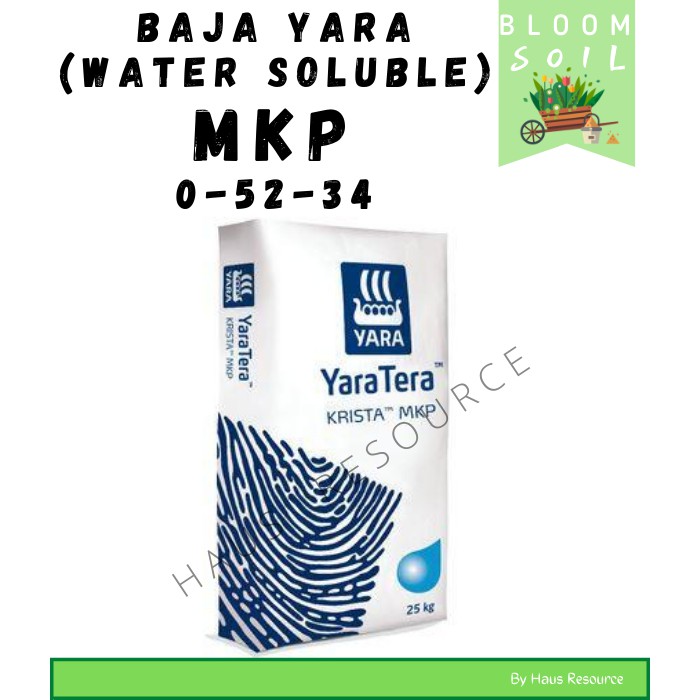 BAJA YARA MKP 1kg/BAJA PREMIUM YARA MKP (LARUT AIR)/YARA MKP FERTILIZER (WATER SOLUBLE)/ BAJA BUNGA LEBAT/BAJA BUAH