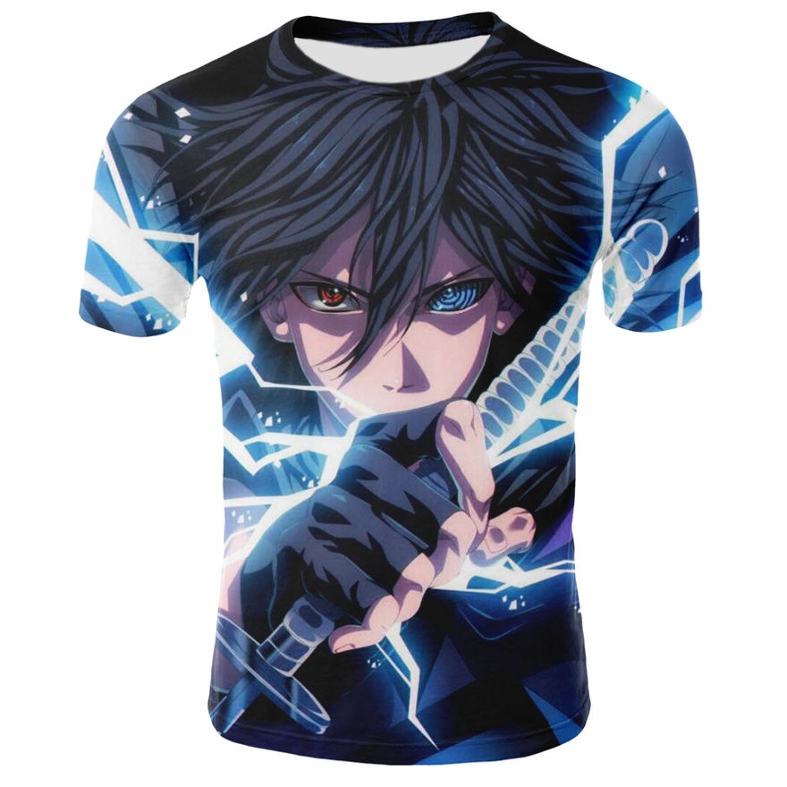 Reliable Have Streetwear Punk Rock Clothes Blue 3d T-shirt Casual Cool Mens Clothing Naruto T Shirt Men Anime Tshirt ... - Image 4