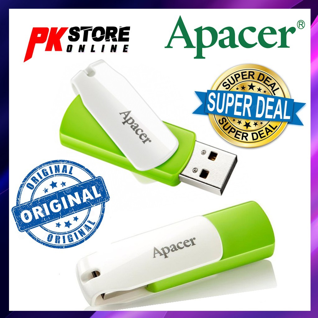 Apacer USB 2.0 AH335 USB Flash Drive Pendrive 32GB/64GB ThumbDrive ...