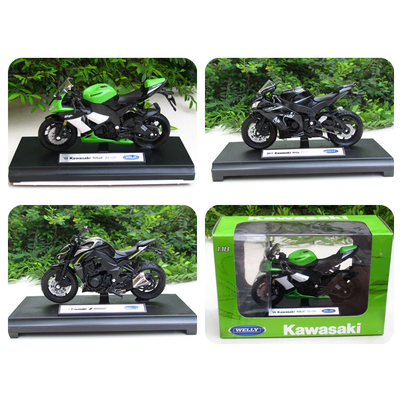 1/18 welly 2017 kawasaki z1000R streetfighter motorcycle bike diecast model toy 