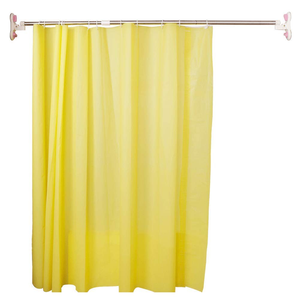 256 356cm Expandable Bathroom Shower Curtain Rod Suction Cups
