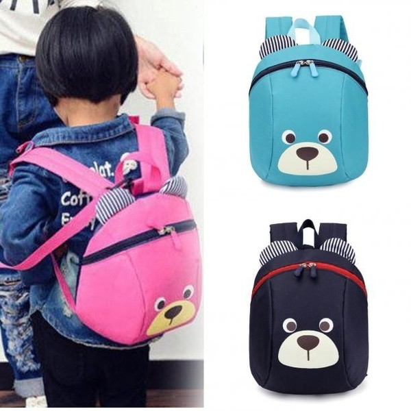 Teddy Bear Antilost Backpack Walking Safety Harness Reins Strap Bag