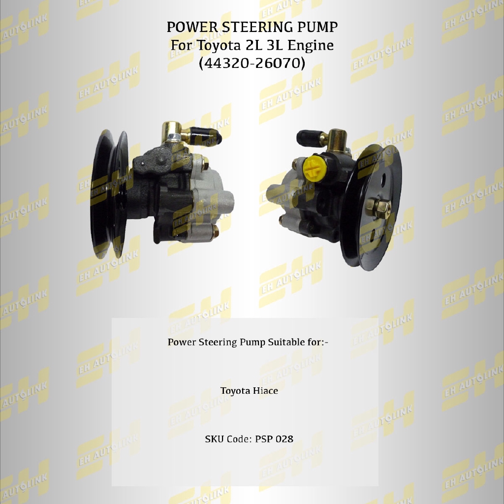 Power Steering Pump 3l Hiace Toyota Shopee Malaysia