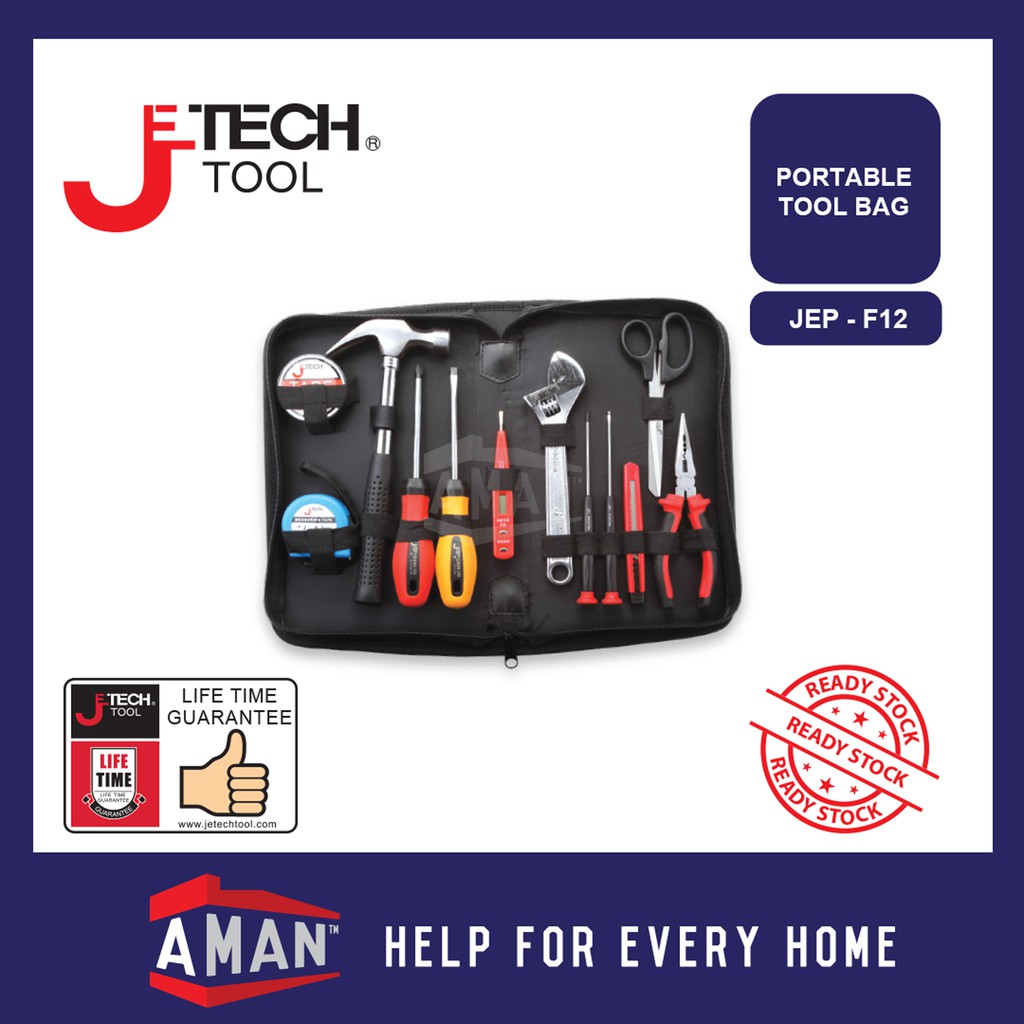 JETECH Portable Tool Bag Set Home DIY Tools Set