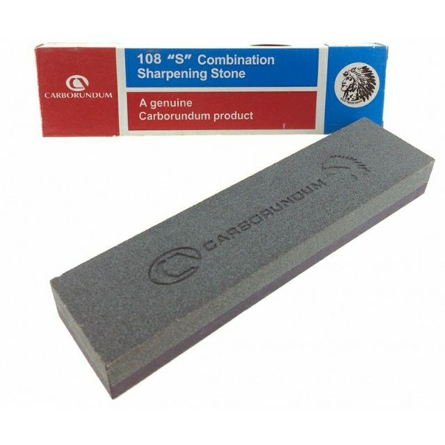 Batu Asah 108 8 INCH Pisau Parang Sabit Sharpening Stone Knives Sharpener Carborundum Combination