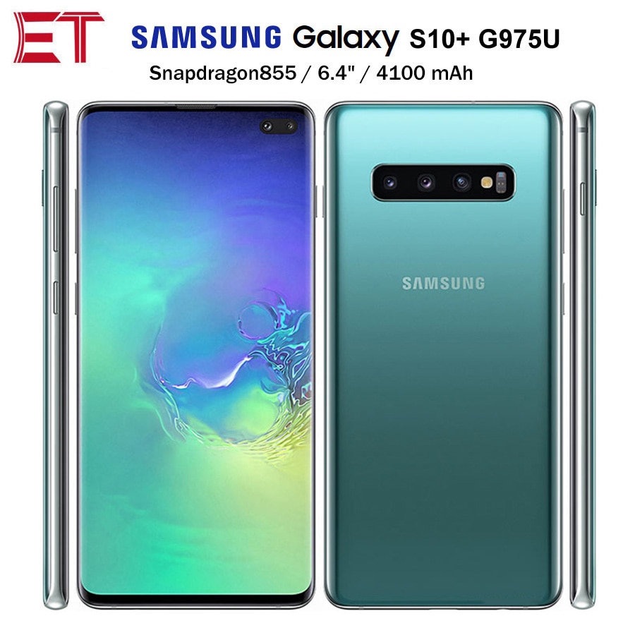 Unlock Samsung Galaxy S10 S10 Plus G975u 4g Mobile Phone 8gb 128gb Octa Core 6 4 5camera Snapdragon 855 Nfc Android Shopee Malaysia