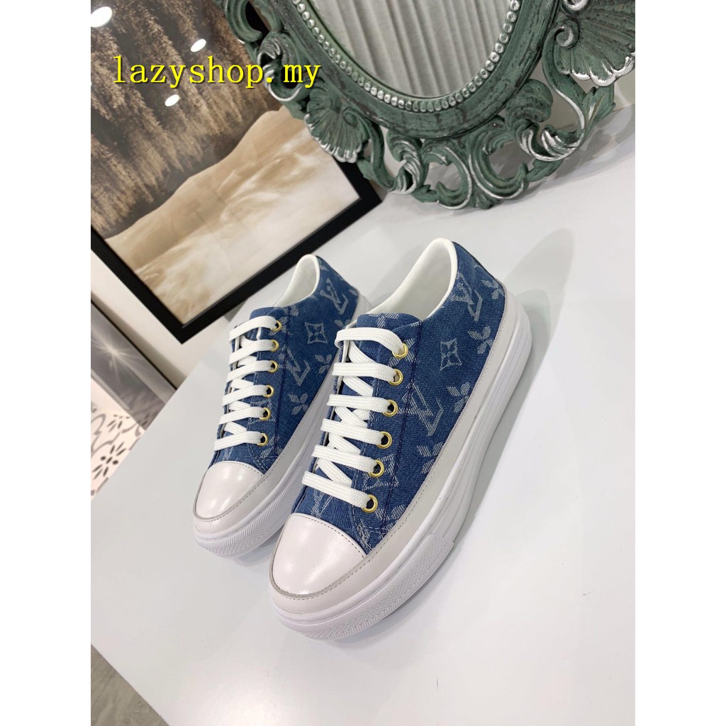 denim flat shoes womens