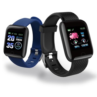 [HD Screen]116plus Smart Watch Heart Rate Monitor Blood Pressure Fitness Tracker
