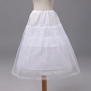 80cm Long Children Petticoat Underskirt Slip for Kids Flower Girl Jupon Enfant 