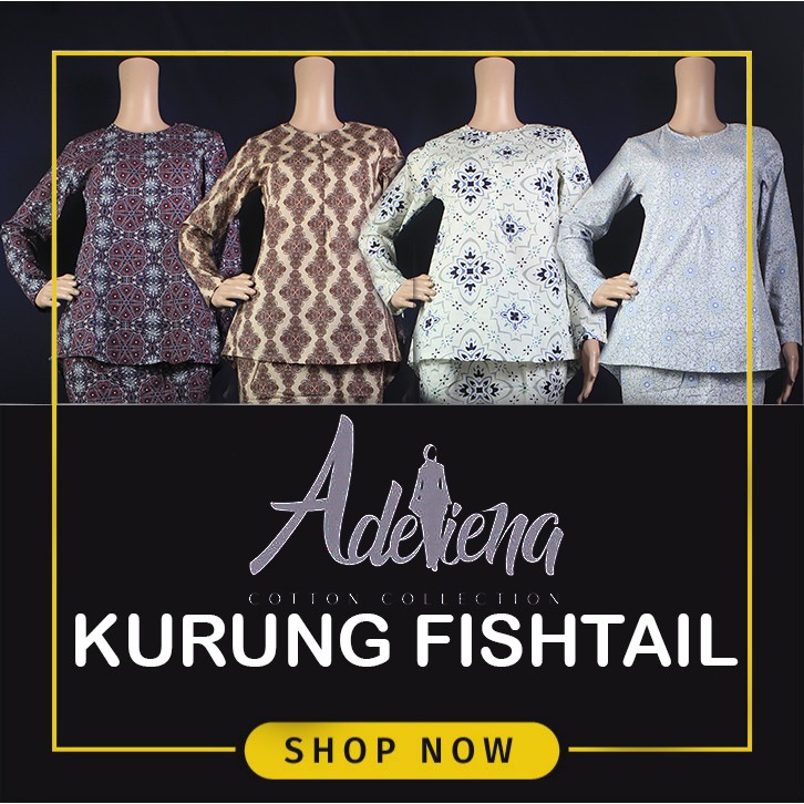  Baju  Kurung  Mini Fishtail  English Cotton Shopee Malaysia