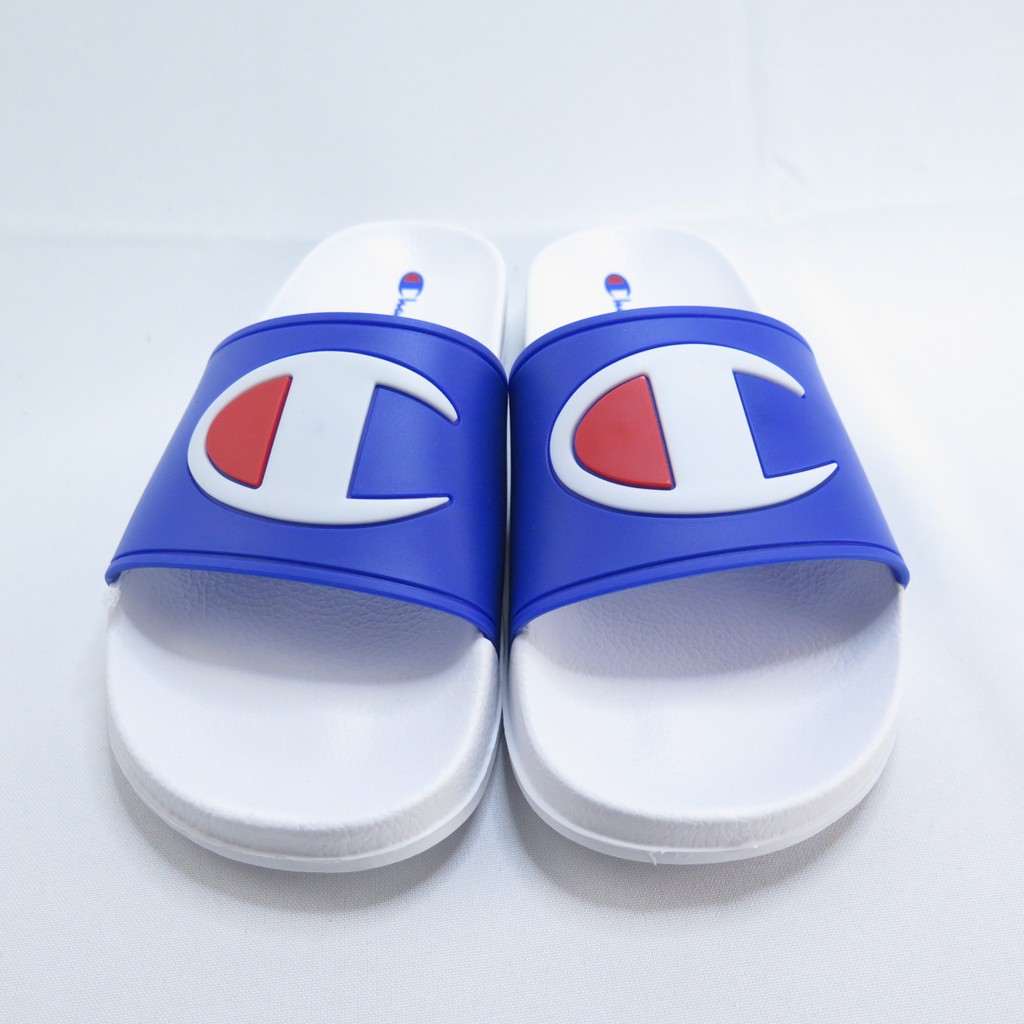 blue champion slippers