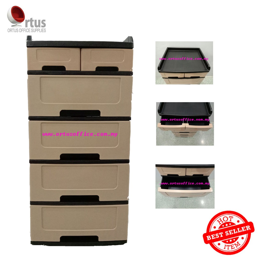 Limited Offer 5 Tiers Drawer Plastic Cabinet Storage Cabinet