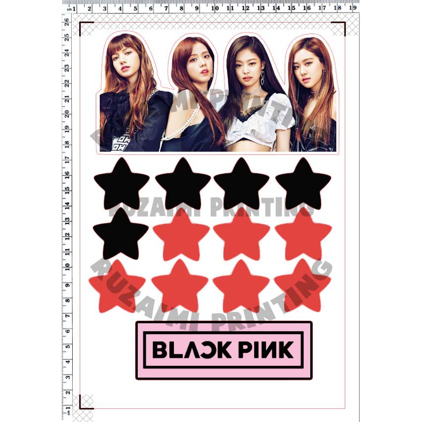 blackpink cake topper 001 shopee malaysia