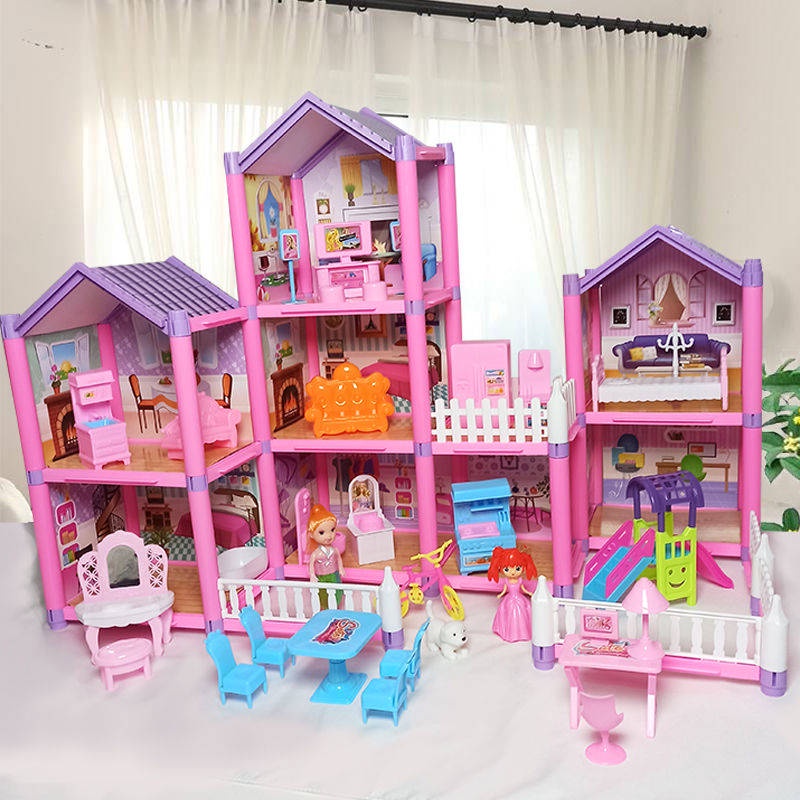 small plastic dolls house