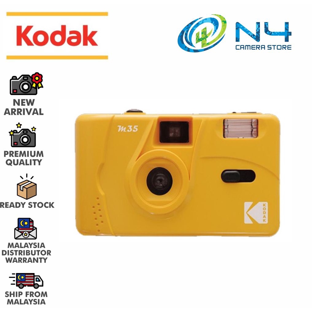 Kodak M35 Pointandshoot Film Camera with Flash Shopee Malaysia