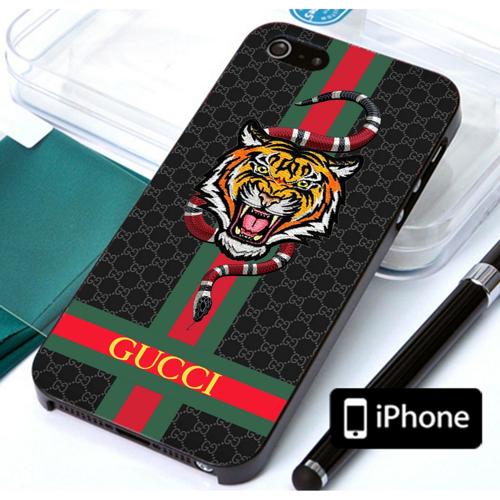 gucci iphone x case tiger
