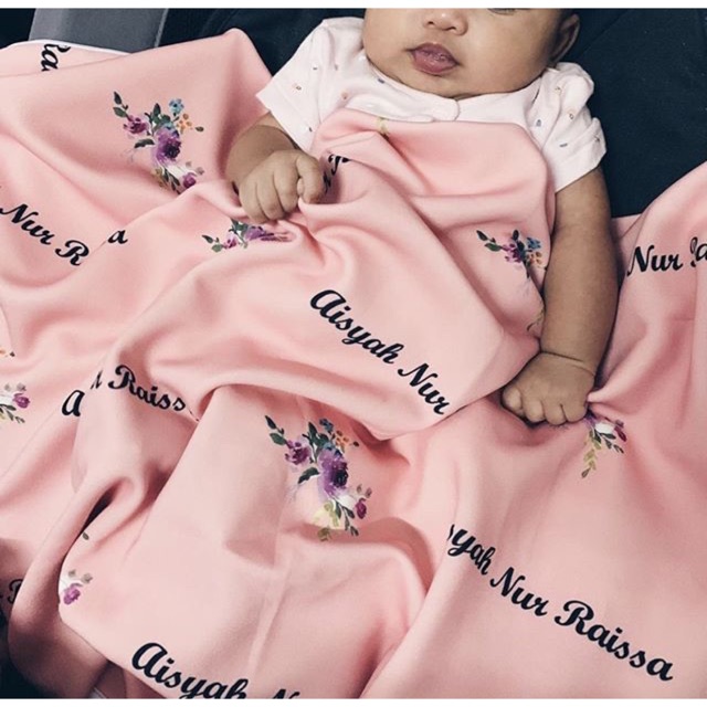 custom name swaddle