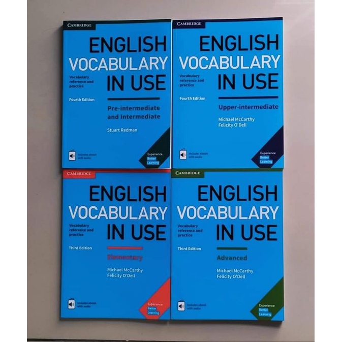 UK CAMBRIDGE ENGLISH VOCABULARY IN USE 4 BOOKS (without ebooks ...