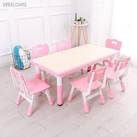 Meja Kanak Kanak Kindergarten children tables and chairs set plastic ...