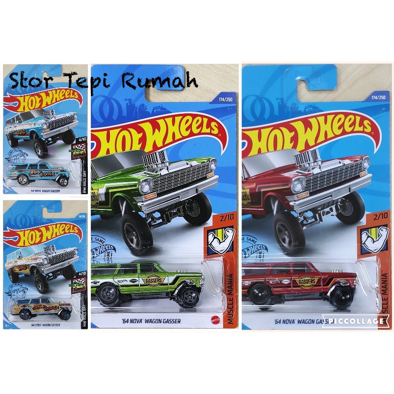 64 nova wagon gasser hot wheels