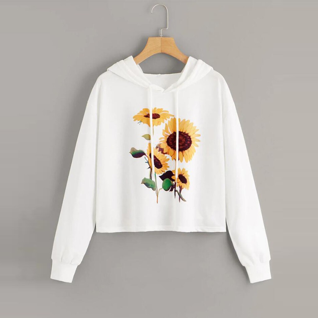 sunflower sleeve hoodie