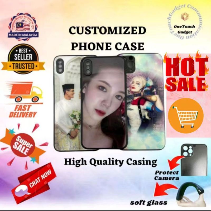 (ALL MODEL)DIY Phone Casing/Customized PhoneCase/DIY photo Phonecase Any Picture Covers Personalized casing(READYSTOCK)