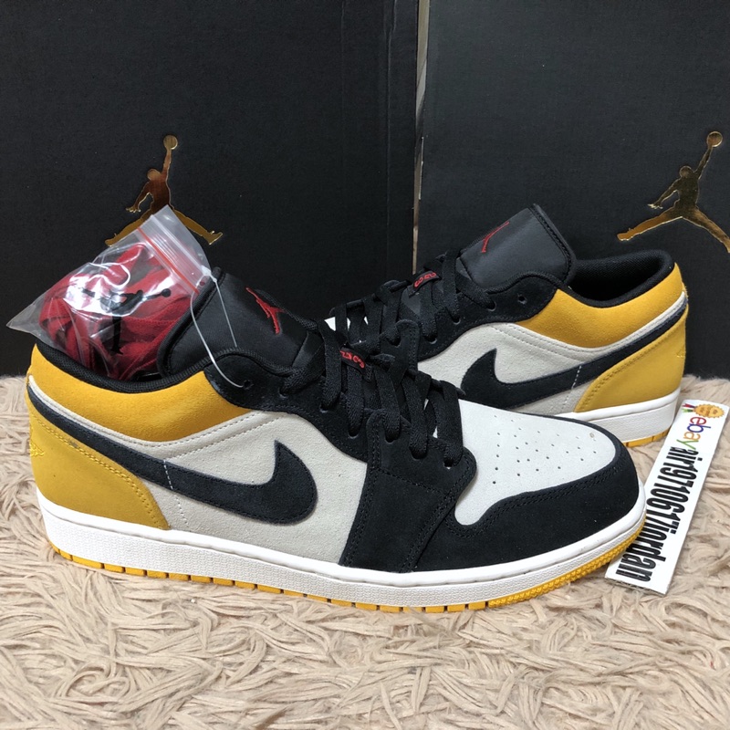 jordan 1 low yellow toe