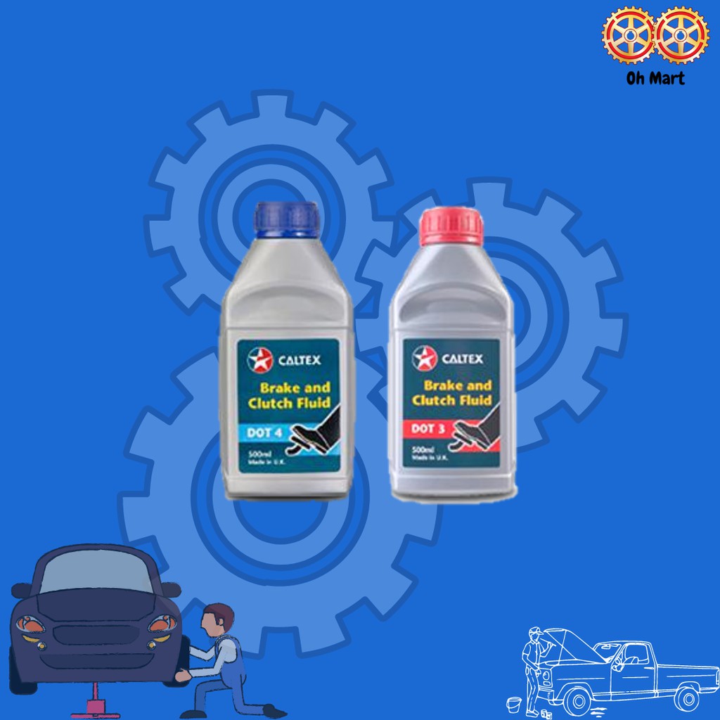 Caltex Brake and Clutch Fluid DOT 3/4(500ml) Shopee Malaysia