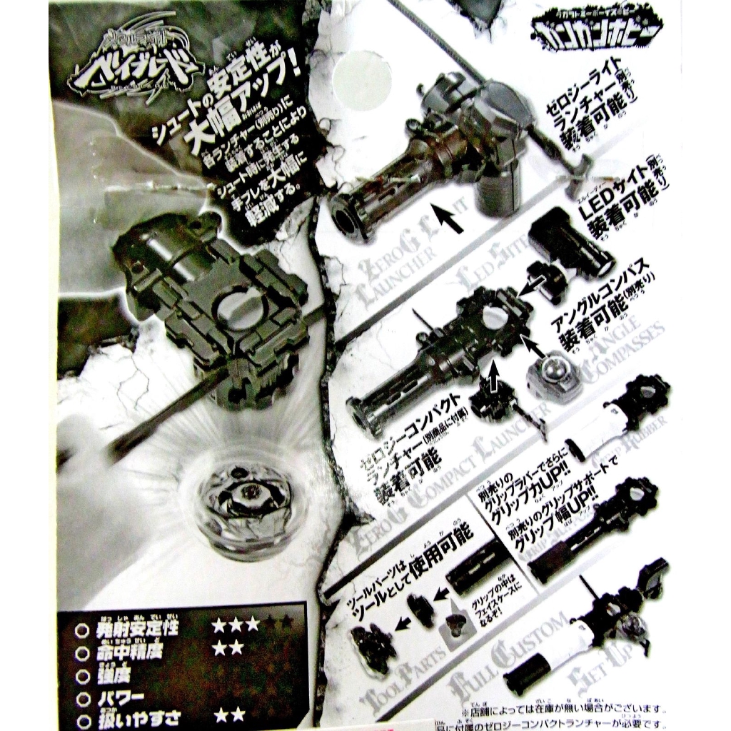 Takara Tomy BEYBLADE Zero G BBG 07 ZERO 