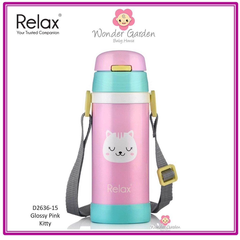 Download 360Ml Glossy Thermo Bottle : Original Relax Morinaga Stainless Steel Thermal Flask 360ml Babies ...