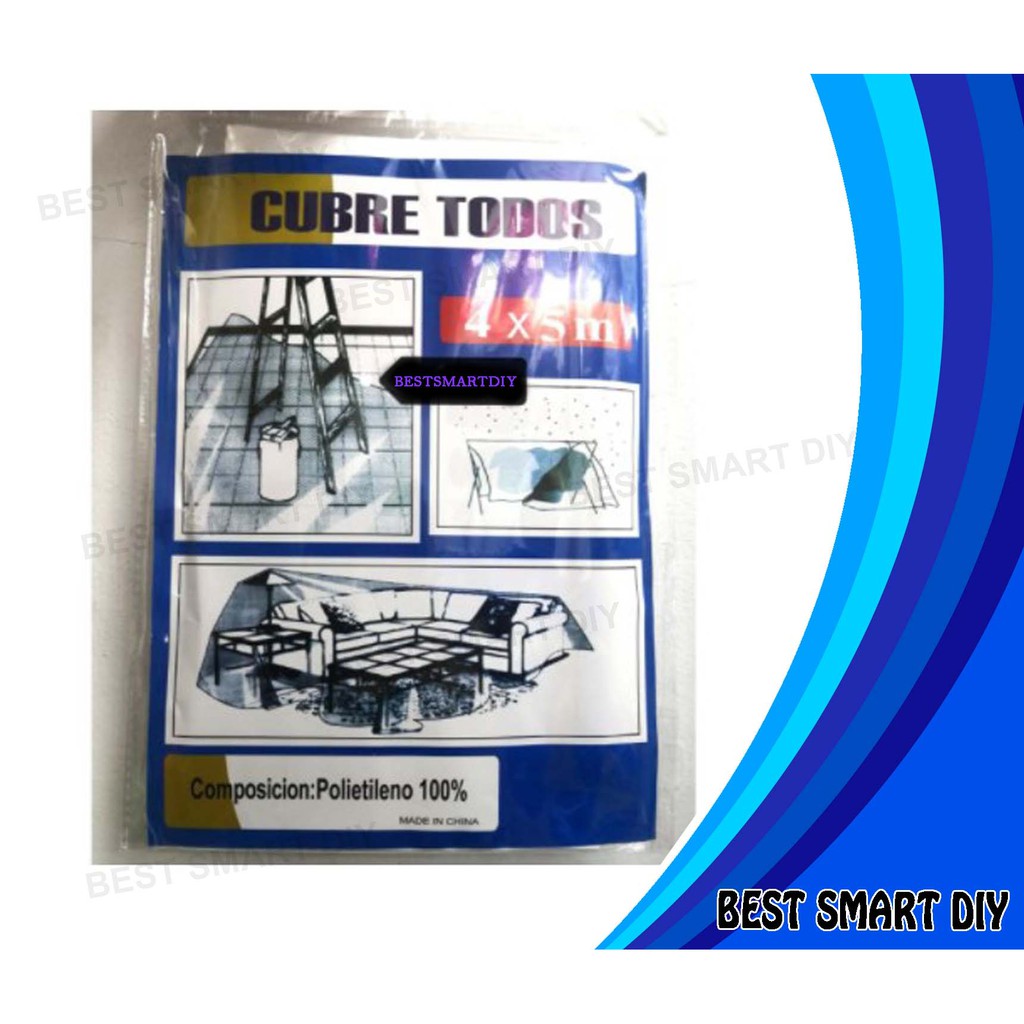 Multipurpose plastic sheet Cover 4M X 5M (Paint / Renovation / Covering