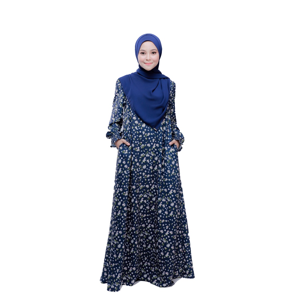 NAJJAH HANA DRESS DARKBLUE