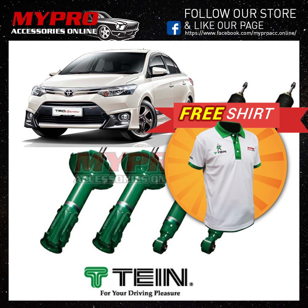 Buy Best Toyota Vios 2013 2020 Tein Endura Pro Plus Soft Hard Absorber Seetracker Malaysia