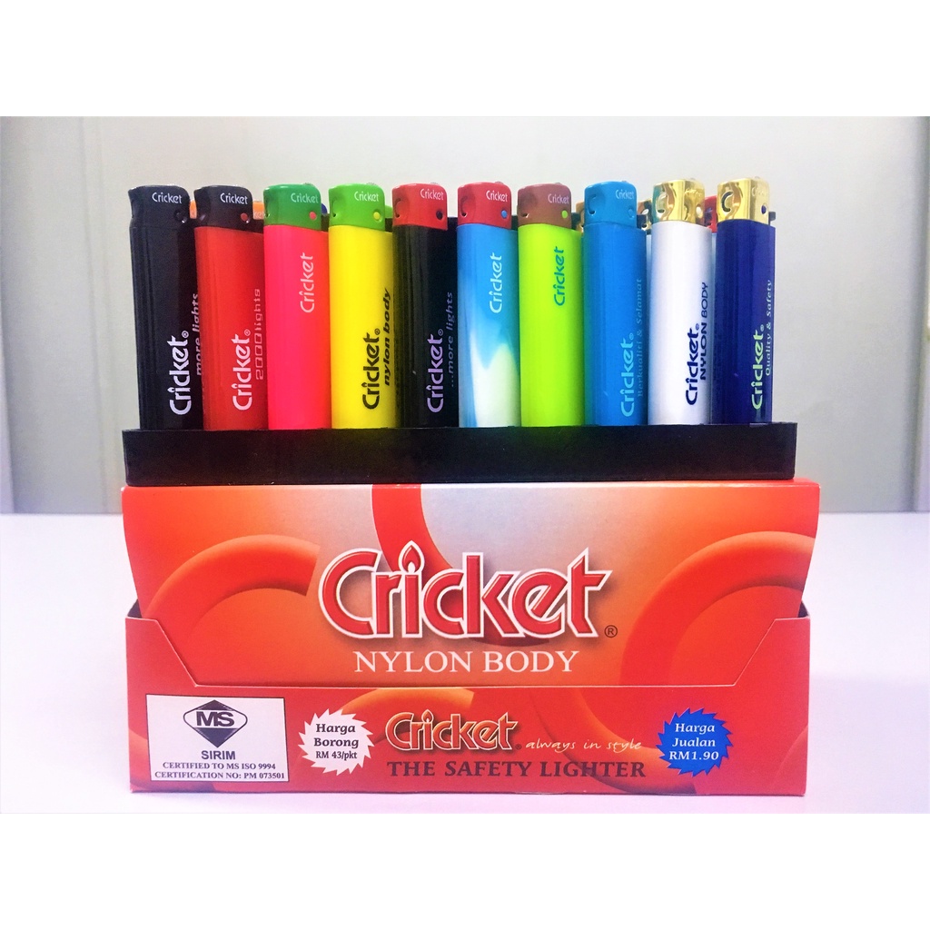 ORIGINAL Cricket lighter 50pcs (BOX) | Shopee Malaysia