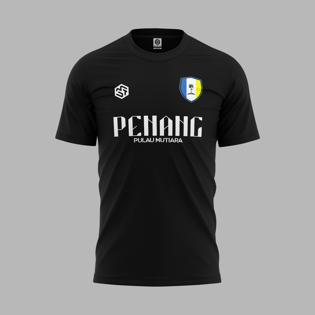 [READY STOCK] Pulau Pinang Pulau Mutiara Jersey Black/White