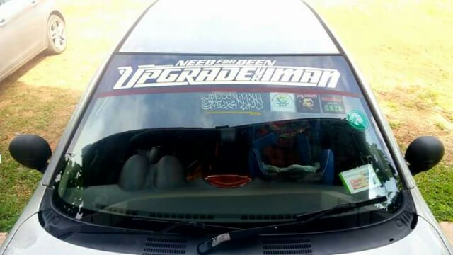 Buy stiker kereta reflect cermin depan full 110cm  SeeTracker 