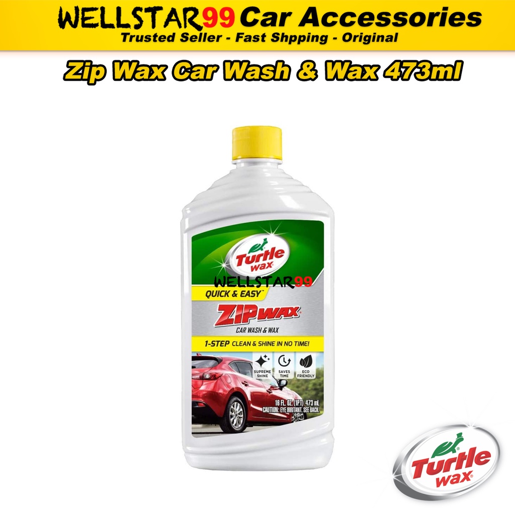 Turtle Wax Zip Wax Car Wash and Wax 473mL Shopee Malaysia