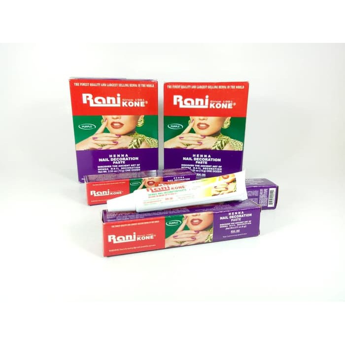 Pacar Kuku Rani Kone Henna Pacar Puku Cat Purple Shopee Malaysia shopee malaysia