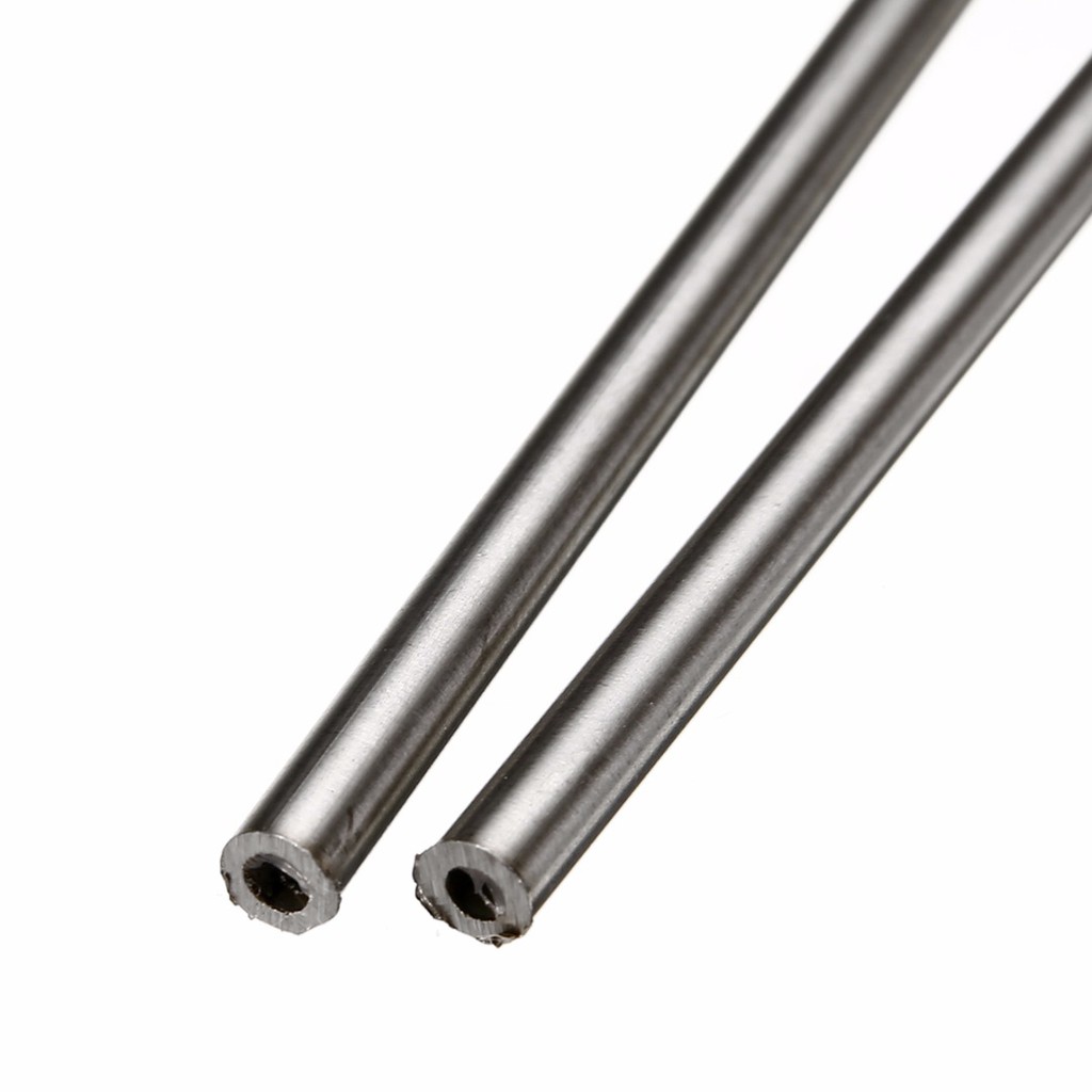 Length 250mm Metal Tool GRha 304 Stainless Steel Capillary Tube OD 4mm x 3mm ID 