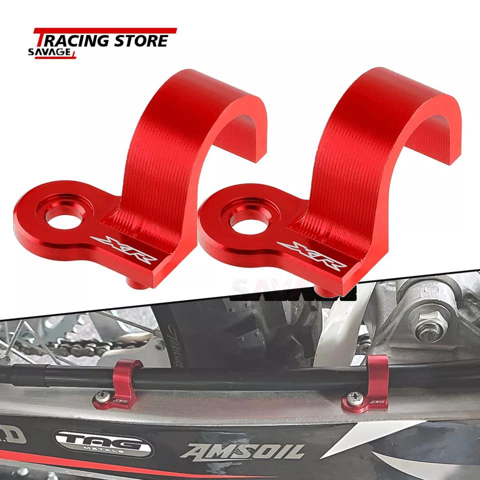 Rear Brake Line Hose Clamp For HONDA XR250L XR250R XR400R XR 600R 650R