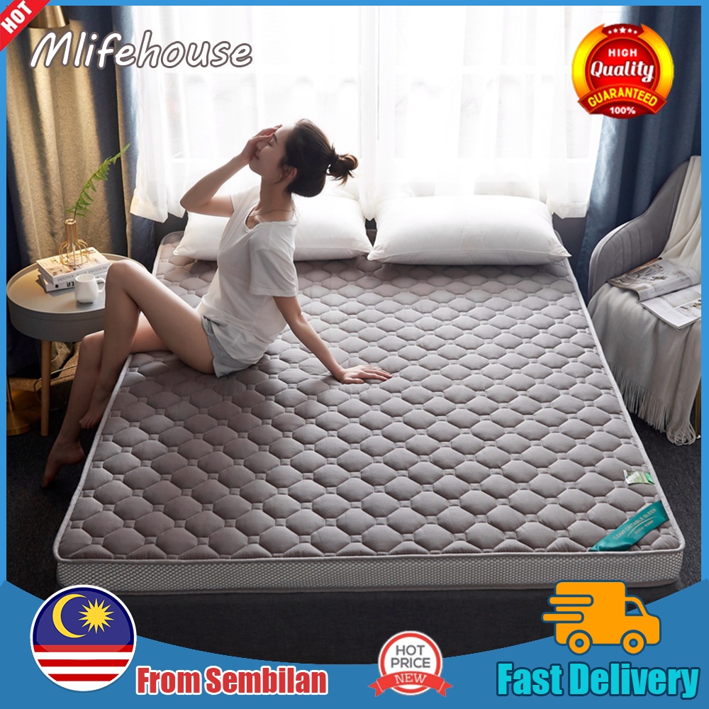 MLife 9CM Hotel Quality Mattress Latex Tilam Single/ Queen/King Tatami Mattress Foldable Mattress Comfortable 床垫