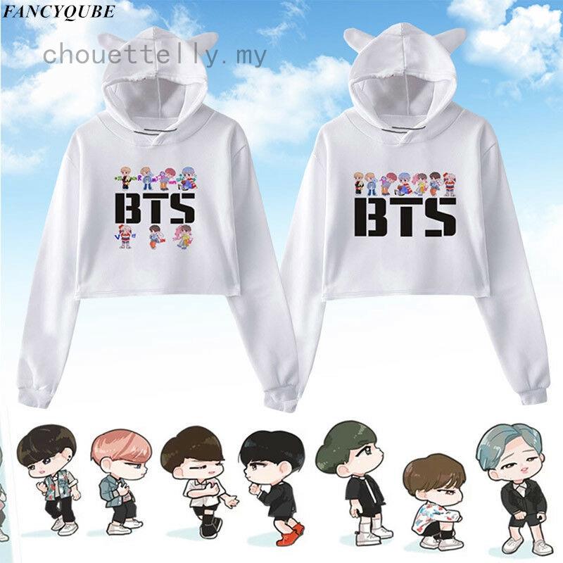 bts hoodie with cat ears