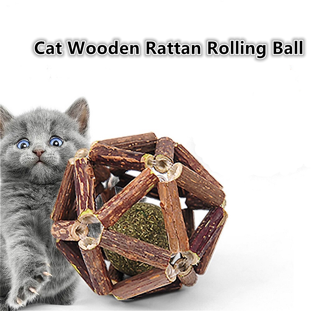 【Z2I】Catnip Toys Ball Sticks Organic Natural Silver vine Pet Cat Supply Individuality Leisure and Nail Clippers