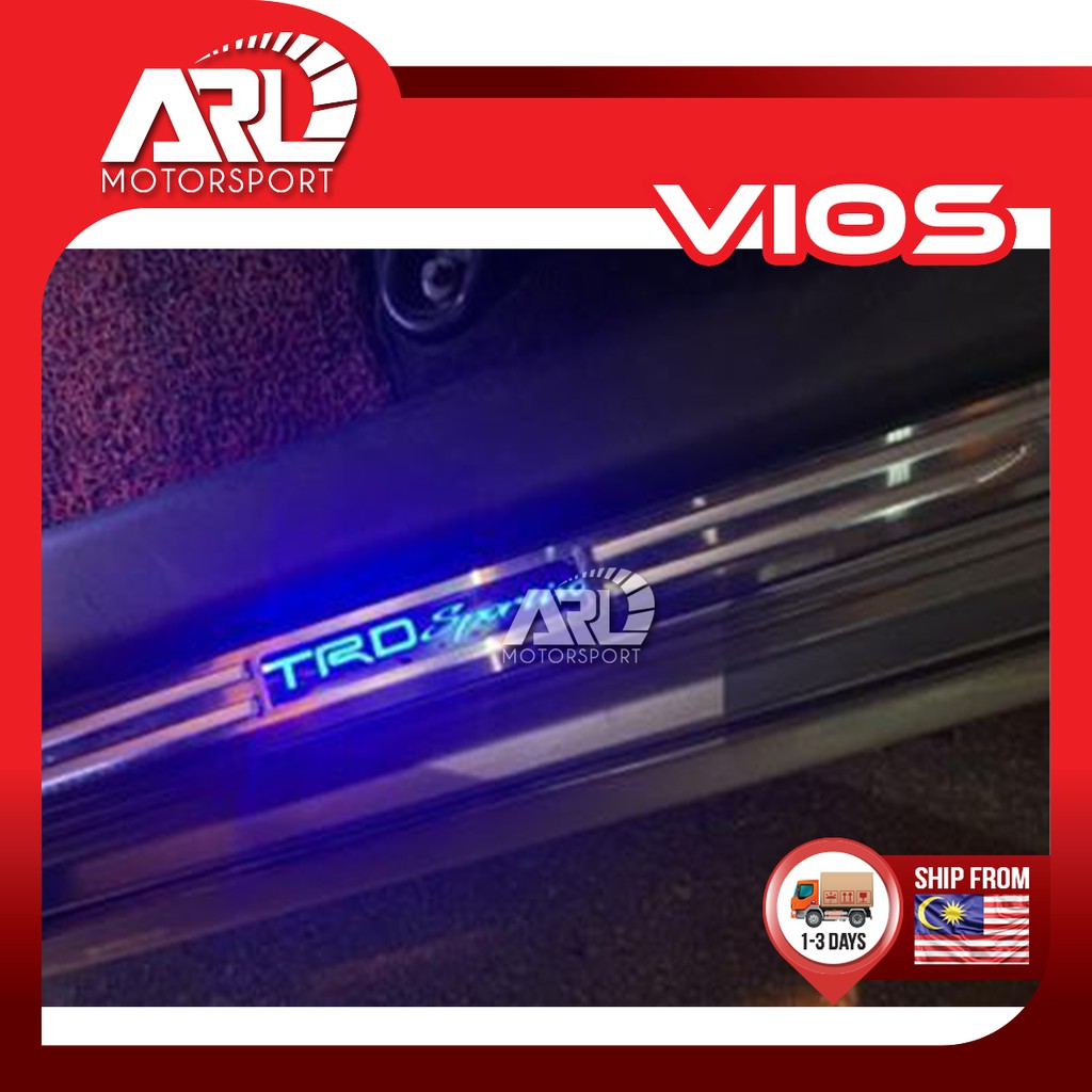 Toyota Vios (2007-2012) NCP93 TRD Sportivo LED Door Step Protector ...